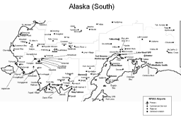 southern Alaska airports